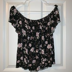 American eagle off the shoulder top